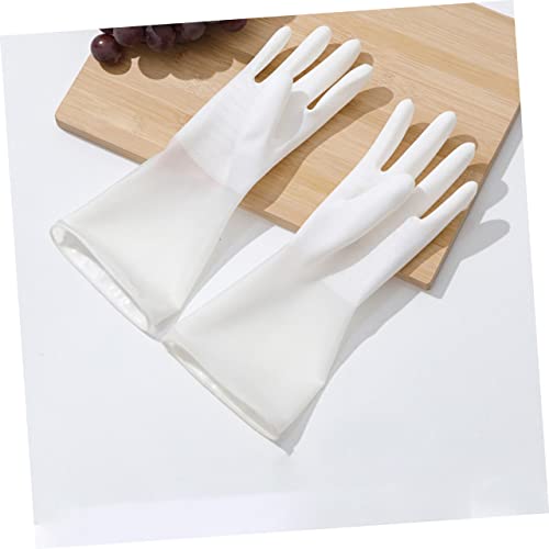 Buying Guide VOSAREA 1 Set 3 Pairs Latex Gloves Emulsion Dish Brush
