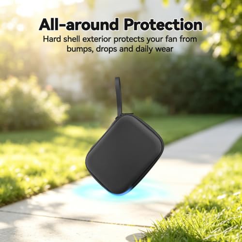 Image of TERPINK Hard Carrying Case Compatible with Shark ChillPill Fan, Black