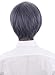 Probeauty Dark Blue Cosplay Wig with Eye Pad, Mix Color Short Straight Male Halloween Costume Wigs + Wig Cap for Men Boys