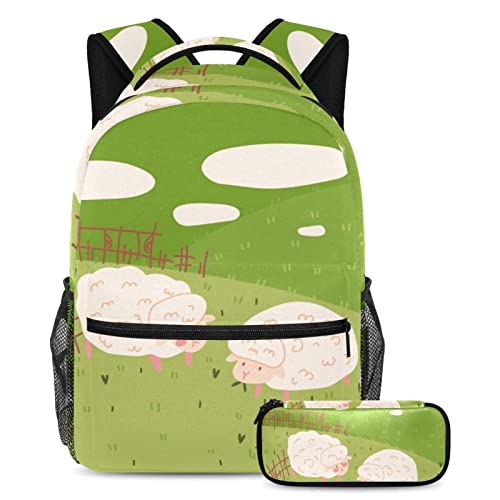 Sac à dos animaux de la ferme multicolore pour classe et sorties