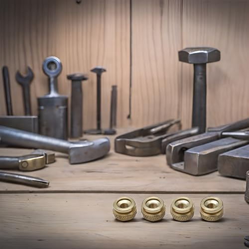 Vintage Rändelmuttern für Zündkerzen M4 Gewinde