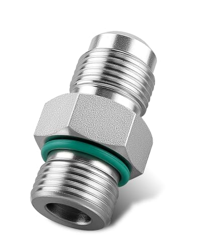 042211 Fuel Check Valve Fit for Cummins N14 Diesel Engine, Prevents Fuel Backflow, Replaces Part 3348332, Includes Gasket, Aluminum