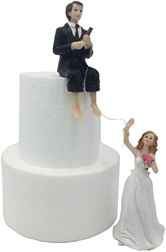 Mopec Y220 Figurine Pour Gâteau Marié Blond Toast - 19,5 X 11,8 Cm - Grand Format Multicolore Pop&Fun