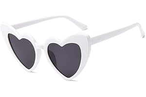 Heart Eye Sunglasses: Vintage Cat Eye Mod Style Shades Inspired by Kurt Cobain
