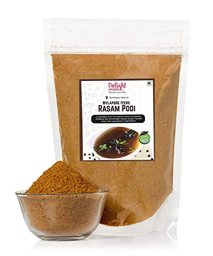 Ethnic Choice - Delight Foods Mylapore Iyer's Rasam Podi 350g - Ready Masalas | Mixed Spices | Tamil Nadu Special | NO PRESERVATIVES