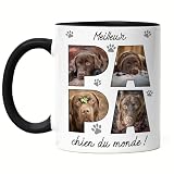 Kiddle-Design Tasse pour papa de chien avec photo et nom...