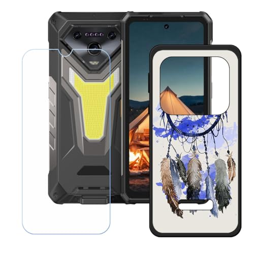 CongJiaLingXi�P�[�X �K�p���� Ulefone Armor 34 Pro+ (6.95") + �����K���X�X�N���[���ی�t�B���� �A���ȃ\�t�g�V���R���P�[�X�ی�TPU�J�o�[�̃P�[�X�J�o�[ - WZ24