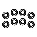 Luzhengyang ABEC-11 Skateboard Bearings 8-Pack - High Speed and Low Noise - 22mm Miniature Ball Bearings - for Skateboards, Longboards, Inline Skates, Roller Skates -, Wear-, Black