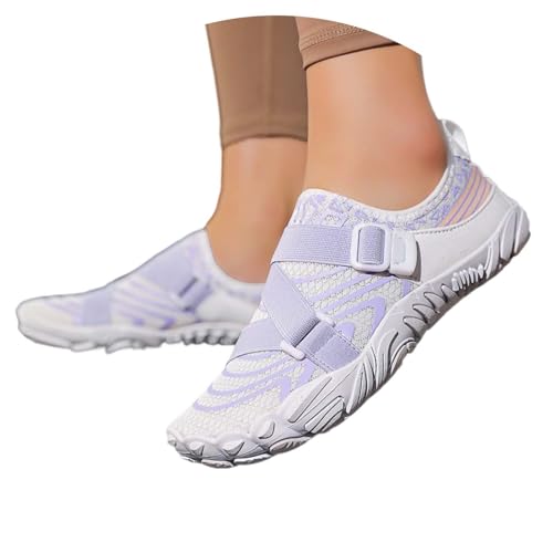 Women's Lightweight Sneakers for Outdoor Walking Hiking Comfortable Breathable Running Shoes with Adjustable Lace