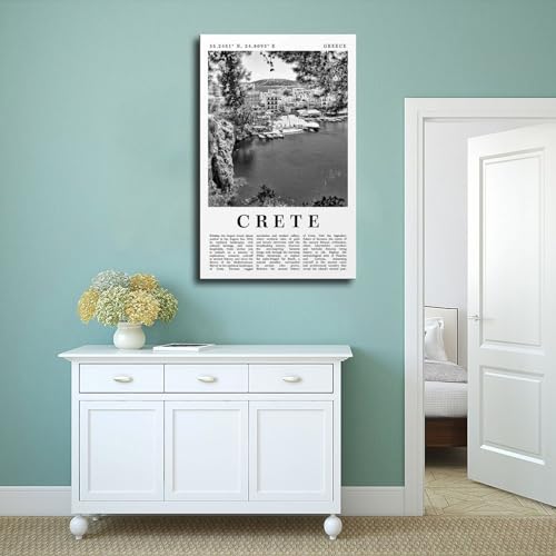 Poster sur toile Crète Grèce grand format 50x75 cm déco bureau - 4