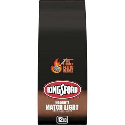 Kingsford Match Light Instant Charcoal Briquettes, BBQ Charcoal for Grilling, Mesquite, 8 Pounds, Packaging May Vary