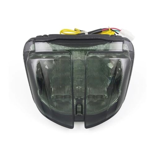 Feu arrière moto argenté pour GSXR 600 et 750 K6 K7 2006 2007