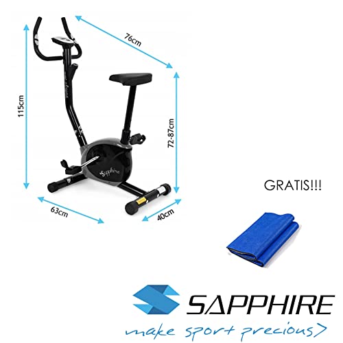 Heimtrainer Fitnessbike Fitnessrad Fahrrad Hometrainer Fitnessgerät Sensoren – Bild 5