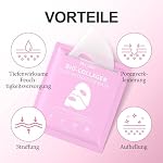 Tief Collagen-Gesichtsmaske, Feuchtigkeitsspendende Hydrogel-Gesichtsmaske Über Nacht mit Niedermolekularem Collagen für Elastizität Straffung Lifting Porenverkleinerung, Koreanischer Beauty-Favorit – Bild 4