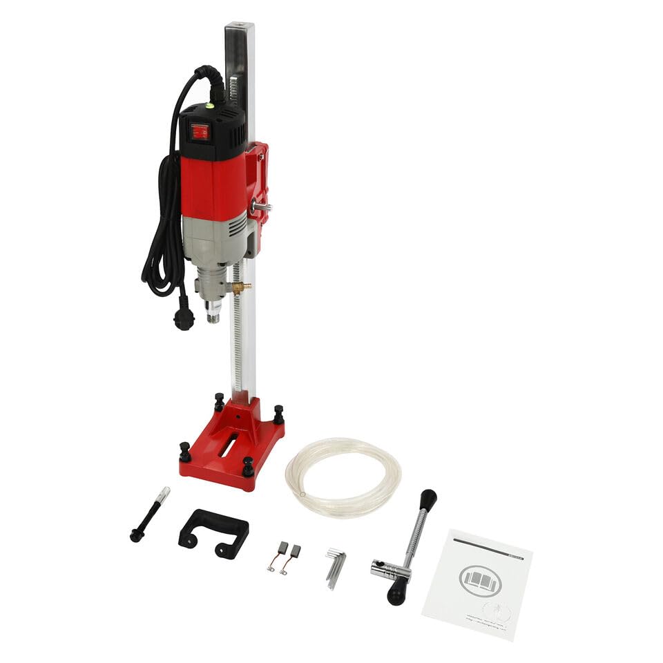 Taladro de núcleo vertical de diamante, máquina para perforación de núcleos de hasta 80 cm de profundidad y 165 mm de diámetro con eje M22