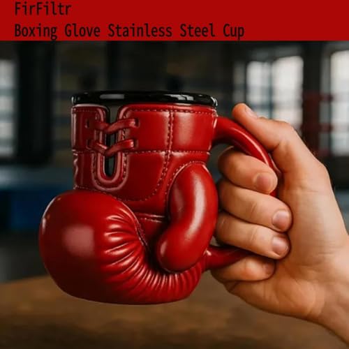 Image of Boxing Glove Coffee Mug,Stainless Steel Cup with Handle