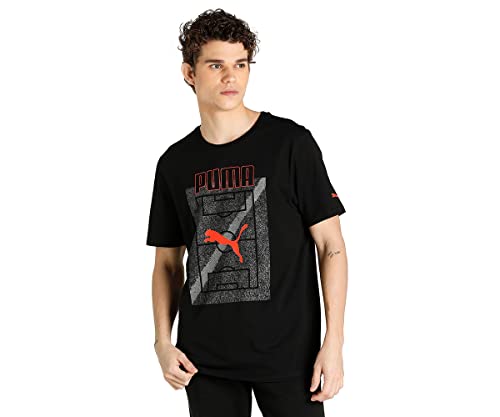 Image of Puma Men's Solid Regular Fit T Shirt