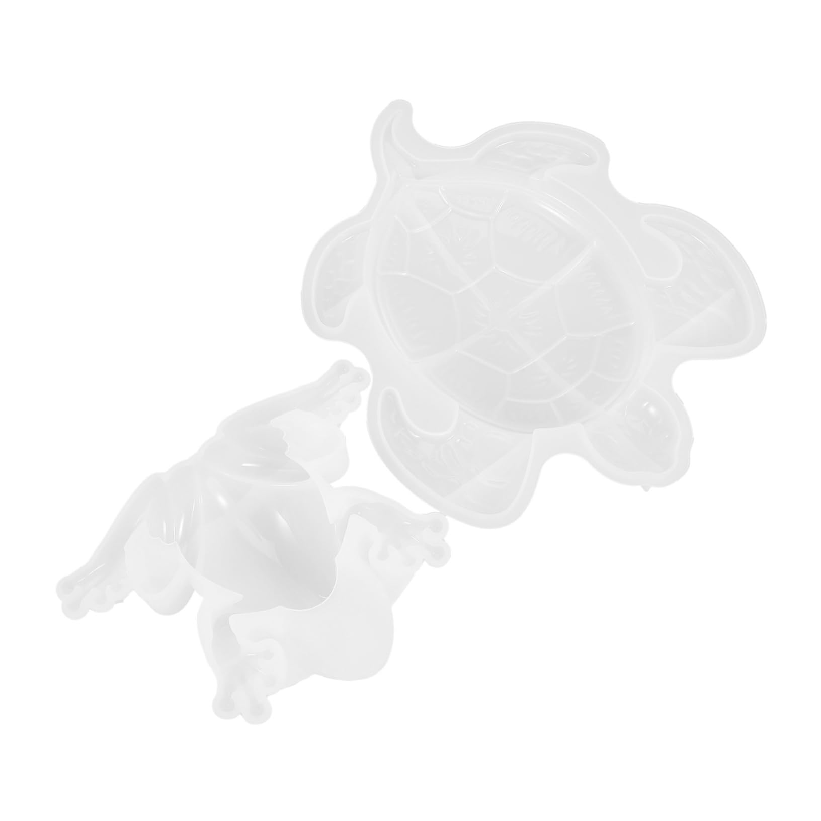 STOBOK 3 Juegos Molde De Silicona - Molde Animales - Molde Tortuga - Manualidades Resina Molde Artesanal Moldes De Silicona Para Manualidades Fundición Gel De Sílice 2 Piezas * 3