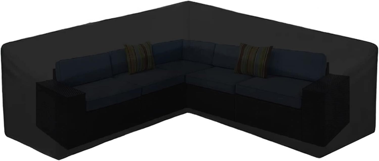 Housse de protection canapé angle extérieur grand format V