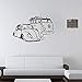 Adesivo murale camper e Volkswagen Maggiolino adesivi murali per auto casa soggiorno camera da letto decorazione murale adesivo rimovibile in vinile 65 * 90 cm