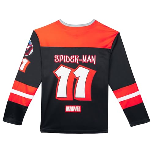 Image of Marvel Spider-Man Matching Family Athletic Hockey Jersey