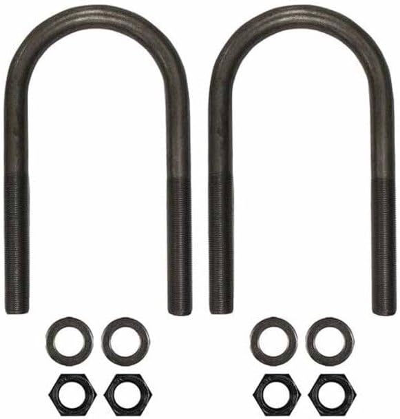 Technical Precision Replacement for Mack CV713 Granite Year 2010 Round U Bolt KIT .7516 X 4 X 8.375 INCH Grade 8