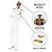 Morph Captain Costume for Men - Navy Officer, Yacht, Ship, Cruise, Pirate, Sailor - Includes Jacket, Pants, Hat - XL - Adult Male