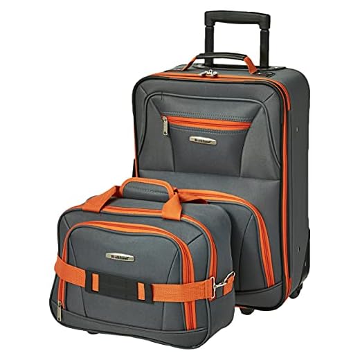 Rockland Fashion Expandable Luggage Set