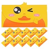 UKCOCO 20 Stück Ebene Grußkarten mit Umschlägen Leere Geburtstagskarten mit Niedlichen Cartoon Tieren Vielseitige Kindergeburtstagskarten für Schule und Feier