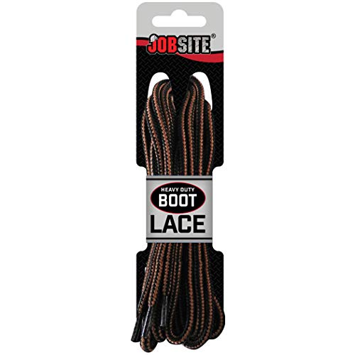 Job Site Braid Lace Blk BRN Cop 60 in 152 cm, Multicolor, 54007