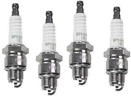 4 Pack Spark Plugs, BP8H-N-10-4PK Replacement for NGK OEM