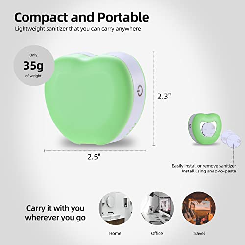 SEWROM UV-C Sanitizer Toothbrush Case, Heat-Drying Holder, Portable for Any Size Toothbrush, Toothbrush Sterilizer Cover for Travel and Home(White) - Thumbnail 6