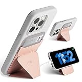 MOFT スマホスタンド 【MOVAS™ 耐久&磁力強化版】 Snap-On iPhone 16 iPhone 15 iPhone14 iPhone13 iPhone12 MagSafe対応 傷や汚れに強い マグネット カードケース 最大2枚収納 iPhoneスタンド Pro Plus ProMax 磁石 磁気吸着 薄型軽量 折り畳み式 ミニマリスト サステナブル (ピーチピンク)