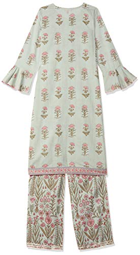 Image of BIBA Girls Girl's Cotton Salwar Suit Set