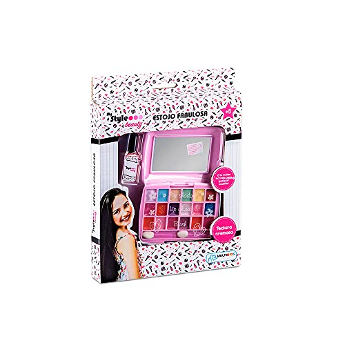 Multilaser Maquiagem Infantil Paleta Fabulosa My Style Beauty Multikids – BR1331