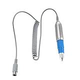 Anself Electric Nail Drill Pen Handle Handpiece Manicure & Pedicure Polish Machine 30000RPM Nail Art Tool (Blue)