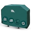 Patio Companion Essential, 53 Inch BBQ Grill Cover, 1 Year Warranty, Heavy-Duty Material, Waterproof and Weather Resistant, Gas Grill Cover for Weber, Char Broil, Broil King, Green