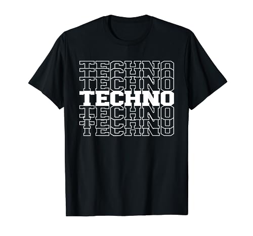 Techno Festival Hardcore EDM Rave Goa Tech House Maglietta
