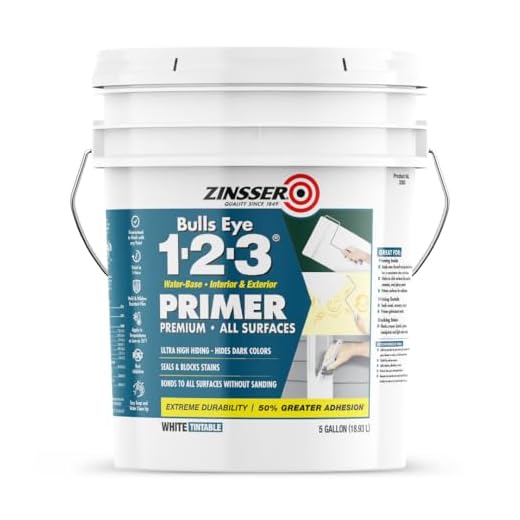Zinsser Bulls Eye Water-Base Primer, 5 Gallon