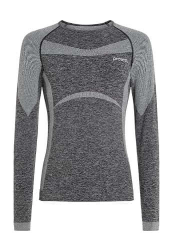 Image of Protest X T-Shirt, Dark Grey Melee, Medium Unisex Adult, Dark Grey Melee, M
