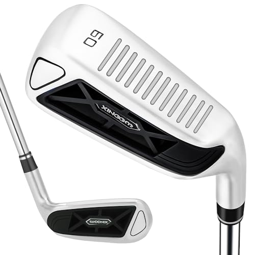 XINGGM Golf Chipper,Wedge/Chipper Golf Club for Men Right Handed,35/45/55/60 Degree Pitching Wedges 35inch (Black, 60 Degrees)