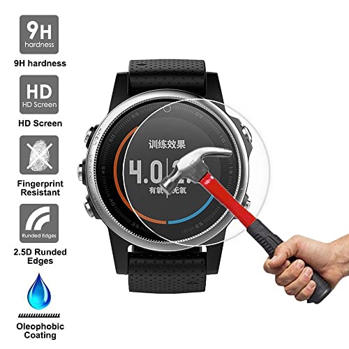 Verre trempé Garmin Fenix 5 Plus protection écran 9HD GUMMMY