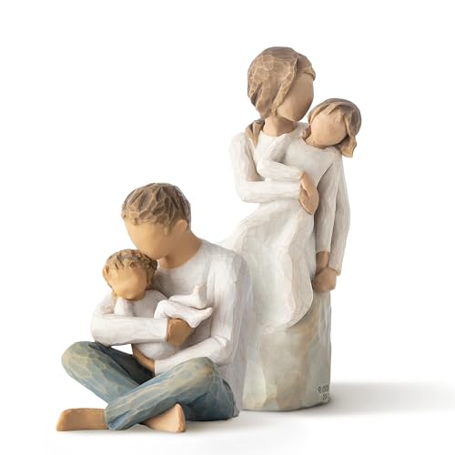 Willow Tree MotherDaughter Figur Plus Little One Figur, modelliert handbemalt 2