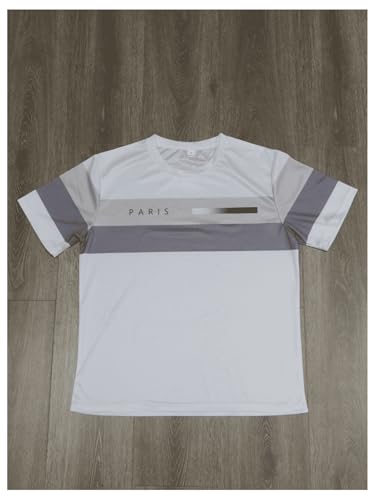 Image of RoseSeek Men's Color Block Short Sleeve Tee Shirts Casual Crewneck T Shirt Trendy Summer Tops
