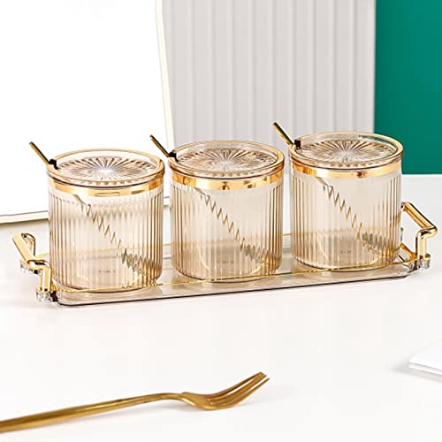 Dispensador de temperos, potes de condimento, caixa de plástico para tempero, recipiente de armazena