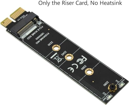 Image of ETZIN PCI-E PCI Express 3.0 X1 to M.2 M Key Interface NVMe SSD PCIE M.2 Riser SSD Card Adapter 2230 2242 2260 2280 Full Speed EPL-1093PC