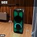 Gemini Bluetooth Speaker 1000W with LED Light Show, Dual 8