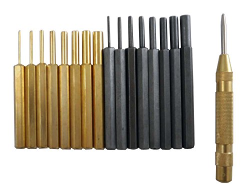 WEDGE 18-Piece Brass/Steel Punch Set | Ranges 1/16