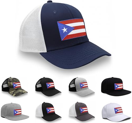 Image of International Tie State Hat for Men and Women, Adjustable Snapback Trucker Baseball Cap with Embroidered Patch