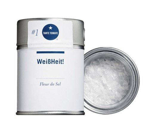 Tante Tomate - Weißheit! - Fleur de Sel - Streudose 60g